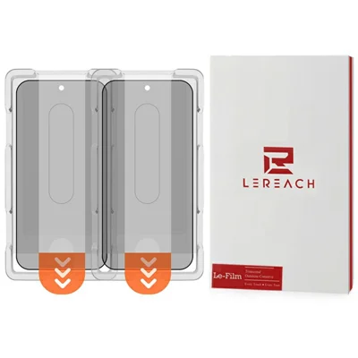 LEREACH 2 stuks voor Xiaomi Poco F8 Pro / Redmi K90 5G Privacy Getemperd Glastapijt 28° Anti-spionage Volledige Beschermfolie - Zwart