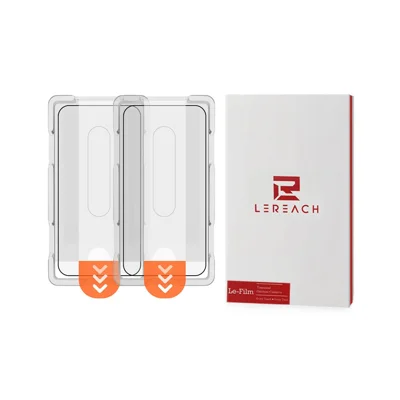 LEREACH 2 Unidades para Oppo Find X9 Ultra 5G Protector de Pantalla de Vidrio Templado, Película Antihuellas con Herramienta de Instalación Sin Polvo - Negro