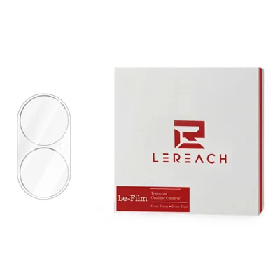 LEREACH for iPhone 16 Camera Lens Protector 3D Full Coverage Tempered Glass Acrylic One-Piece Lens Film - Transparent