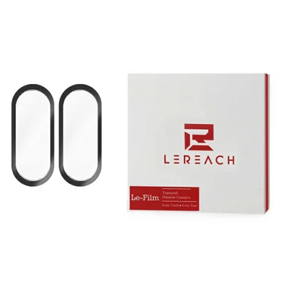LEREACH 2Pcs for Xiaomi Redmi Turbo 5 Max 5G Tempered Glass Camera Lens Protector Ultra-thin Full Cover Invisible Lens Film - Transparent