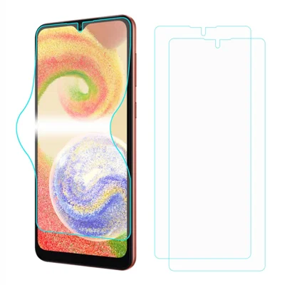 ENKAY HAT PRINCE For Samsung Galaxy A04 4G (164.4mm) / A04s 4G (164.7mm) 2Pcs TPE+PET+TPU Flexible Hydrogel Screen Protector Full Coverage Full Glue
