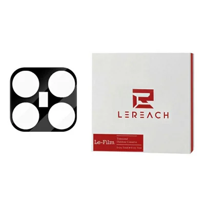 LEREACH For Xiaomi 15T Camera Lens Protector 0.3mm Ultra Thin Full Cover Tempered Glass Lens Film - Black