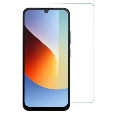 Folia ochronna na pełny ekran do Xiaomi Redmi A7 Pro 4G, folia z wysokiej jakości szkła aluminiowo-krzemowego, wysoka przejrzystość, zaokrąglone krawędzie 0,25, przezroczysta