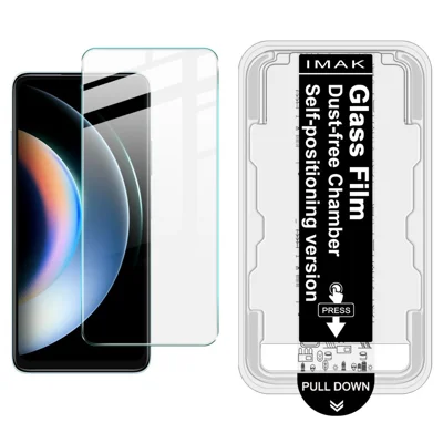 IMAK Serie H per Huawei Enjoy 90 / Enjoy 90 Plus Pellicola Protettiva in Vetro Temperato con Strumento per Installazione Senza Polvere - Trasparente