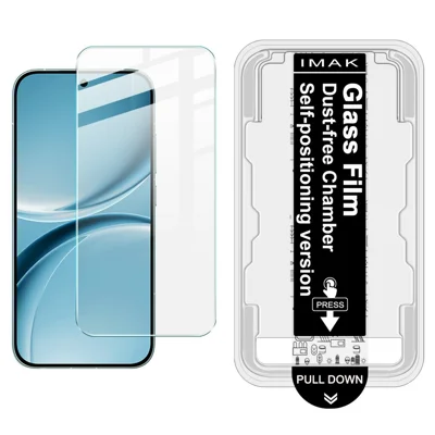 IMAK H Series For Xiaomi Poco X8 Pro 5G / Redmi Turbo 5 5G Tempered Glass Screen Protector Easy Installation Film with Auto Dust-Remove Tool - Transparent Kit (NOT Complete Covering) (Fingerprint Unlock)