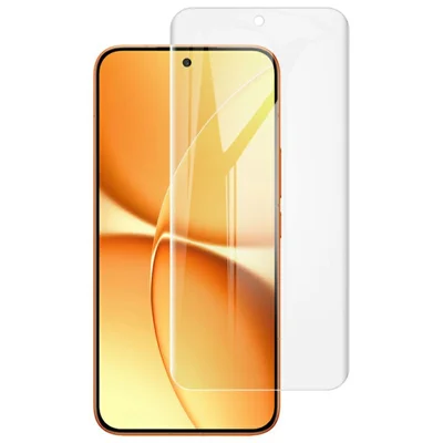 IMAK Hidrogel 4.ª Geração para Xiaomi Poco X8 Pro Max 5G / Redmi Turbo 5 Max 5G Protetor de Ecrã Total Ultra Transparente com Cola Completa em TPU Macio (Desbloqueio por Impressão Digital) - Transparente
