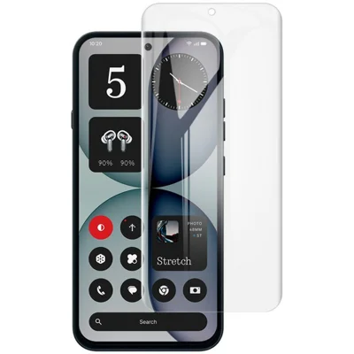 IMAK Hydrogel Film 4th For Nothing Phone (4a) Full Screen Protector Ultra Clear Full Glue Soft TPU Film (Fingerprint Unlock) - Transparent