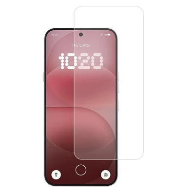 Voor Nothing Phone (4a) Pro Screen Protector 2.5D High Aluminium-Silicon Glasfolie met Elektrolytische Coating (Niet Volledig Bedekkend) - Transparant