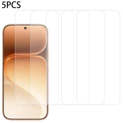 5 pièces pour Honor 600 5G / 600 Pro 5G Protecteur d'écran avant 0,3 mm en verre trempé 2,5D, non couvrant - Transparent