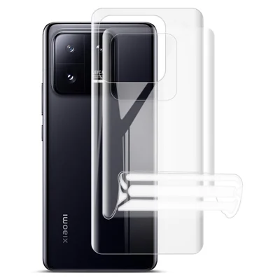 IMAK 2Pcs  /  Set For Xiaomi 13 Pro 5G Hydrogel Film III HD Clear Back Protector Abrasion-resistant Anti-scratch Soft TPU Back Film