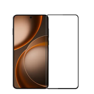 PINWUYO para Oppo Find X9 Ultra 5G Película de Cristal Templado Protector de Pantalla Completo de Pegamento Completo 3D a Prueba de Explosiones 9H - Negro