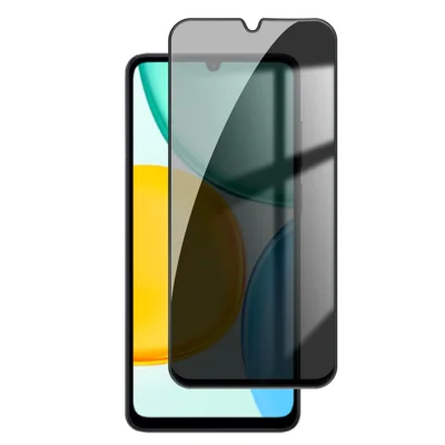 Til Honor X5d 4G Anti Spy-privatlivsbeskyttelse, fuld dæknings beskyttelsesfilm med sort kant, høj aluminium-silicium-glas - som vist