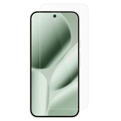 AMORUS Für Google Pixel 11 Pro XL Hochwertige Aluminium-Silizium-Glasfolie Kratzfest 2.5D Gewölbter Kanten Displayschutz, NICHT Vollständige Abdeckung – Transparent