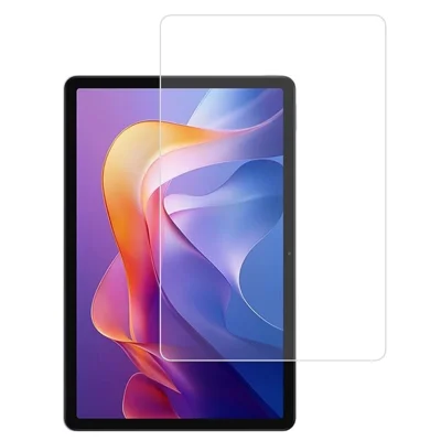 For Xiaomi Redmi Pad 2 9.7 / Pad 2 SE Screen Protector 0.3mm Arc Edge Tempered Glass Film, Not Complete Coverage - Transparent