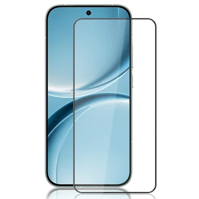 AMORUS For Xiaomi Redmi Turbo 5 5G Full Screen Protector Anti-Shatter Full Glue Tempered Glass Film - Black