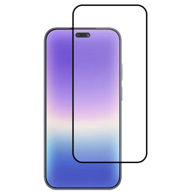 Proteggi schermo integrale per Huawei Pura 90, pellicola trasparente HD con incollaggio totale e stampa serigrafica - Nero