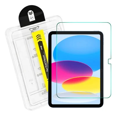 ENKAY HAT PRINCE for iPad 10.9 (2022) 0.33mm Clear Film Full Coverage Full Glue Tempered Glass Screen Protector with Installation Kit - Transparent