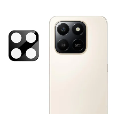 IMAK For Honor X7d 4G  /  400 Smart 4G  /  400 Smart 5G Camera Lens Protector Tempered Glass HD Clear Full Cover Lens Film - Black
