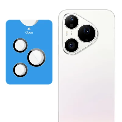 IMAK For Huawei Pura 90s Pro / Pura 90 Pro Tempered Glass Camera Lens Protector with Self Positioning Frame (Complete Covering) - Transparent