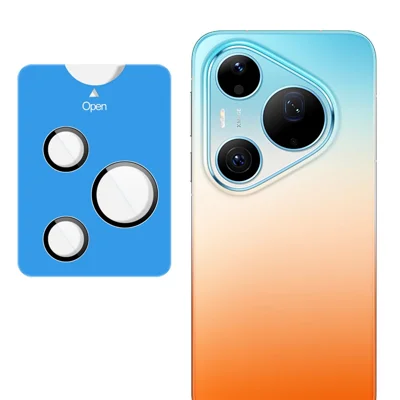 IMAK For Huawei Pura 90s Pro Max / Pura 90 Pro Max Tempered Glass Camera Lens Protector with Self Positioning Frame (Complete Covering) - Transparent