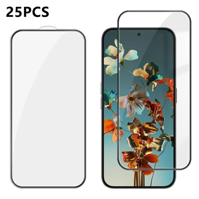  For Nothing Phone (2a) Plus 25Pcs Full Cover Screen Protector Silk Printing Ultra Clear High Aluminium-silicon Glass Film - Transparent
