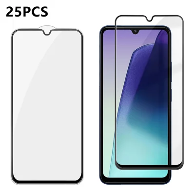 For Xiaomi Redmi 17C 4G / 14C 5G 25Pcs Full Cover Screen Protector Silk Printing Ultra Clear High Aluminium-silicon Glass Film - Transparent