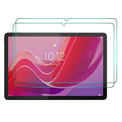  HAT PRINCE for Lenovo Xiaoxin Pad 11 2024 / Lenovo Tab M11 2Pcs Full Screen Protector ENKAY  9H 2.5D 0.33mm Full Glue High Aluminium-silicon Glass Film - Transparent