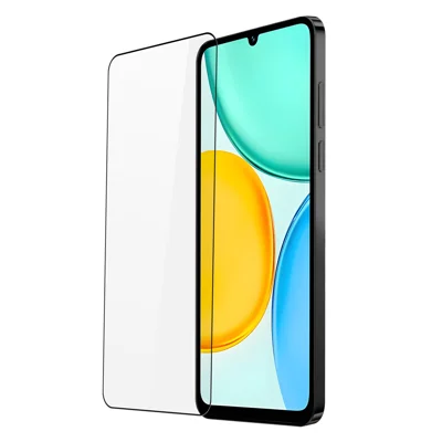 DUX DUCIS per Honor X5d Plus 4G / Honor X5d 4G Protettore Schermo Intero 2.5D Schermo Piatto in Vetro di Allumina Media Film Trasparente HD, Colla Totale - Nero