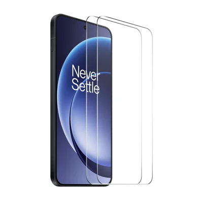  HAT PRINCE for OnePlus Nord CE6 Lite 5G / OnePlus Nord ENKAY  2Pcs Screen Protector 9H Clear Full Glue High Aluminum-Silicon Glass Film (NOT Complete Covering) - Transparent