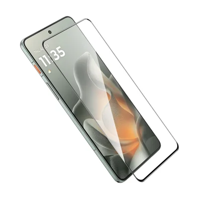  HAT PRINCE para Motorola Moto G37 Power 5G / Motorola Moto G47 5G / Motorola Moto G37 5G ENKAY Protector de Pantalla 9H Impresión de Seda 0,26 mm Adhesivo Completo Cristal Templado de Cobertura Total - Transparente
