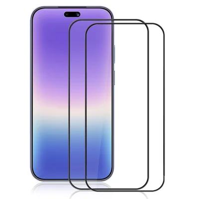 AMORUS 2 Pezzi per Huawei Pura 90 Protettore Schermo Totale Protettore in Vetro Temperato Incollaggio Totale Stampato in Seta Antiurto - Nero