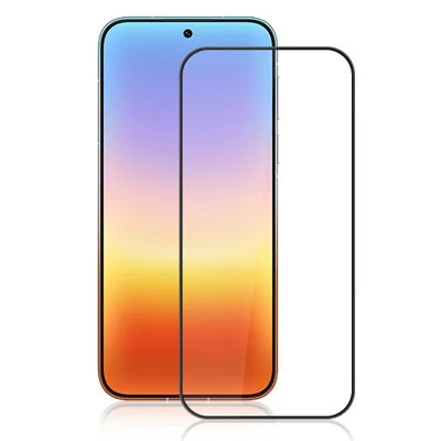 MOCOLO Pour Huawei Pura 90 Pro Max Protecteur d'écran intégral Antichoc Impression soyeuse à colle complète Film en verre trempé - Noir