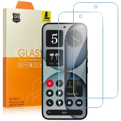 LAJABONI 2Pcs For Nothing Phone (4a) HD Clear Screen Protector Anti-blue-ray Not Complete Covering Tempered Glass Screen Film - Transparent