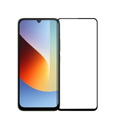  MOFI für Xiaomi Redmi A7 Pro 5G / Xiaomi Redmi 15a 5G Displayschutz 9H Vollkleber Vollständige Abdeckung Hochfester Aluminium-Silizium-Glas-Folie - Schwarz
