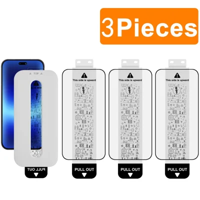 IMAK 3 Pezzi per Huawei Pura 90 Pellicola Protettiva in Vetro Temperato a Incollaggio Totale con Strumento per Installazione Senza Polvere - Nero