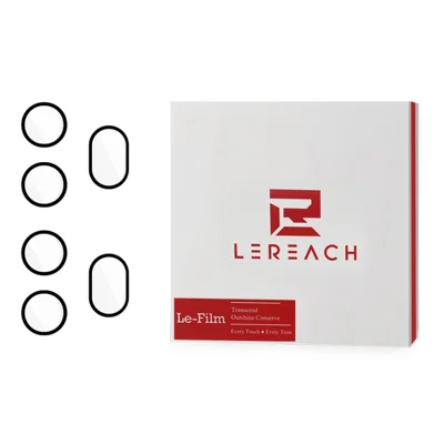 LEREACH 2Pcs for Honor 600 Pro 5G Tempered Glass Camera Lens Protector Ultra-thin Full Cover Invisible Lens Film - Transparent
