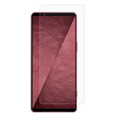 Skærmværn til Sony Xperia 1 VIII, 0,3 mm buede kanter, forstærket glasfilm, ikke komplet dækning – gennemsigtig