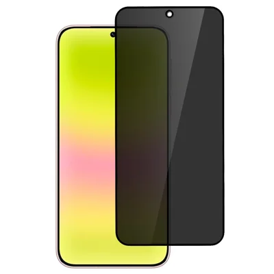 For Huawei Pura 90 Pro 180 Degree Anti-Peep Tempered Glass Black Edge Privacy Protection Full Screen Protector, Full Glue - Black