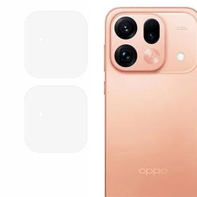 2 st för Oppo Find X9s Pro 5G objektivskydd 2,5D härdat glas objektivfilm - genomskinlig