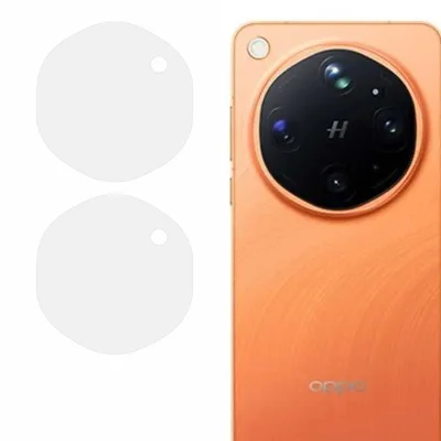 2PCS Para Oppo Find X9 Ultra 5G Protector de Lente de Cámara Película de Vidrio Templado 2.5D - Transparente
