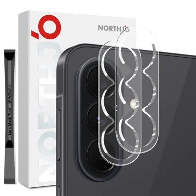 NORTHJO 2Pcs For Samsung Galaxy A57 5G / A37 5G Tempered Glass Camera Lens Protector Clear 3D Integrated Full Coverage - Transparent