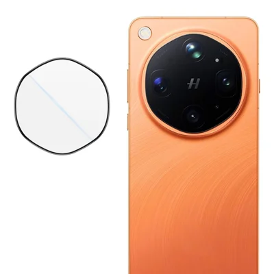 IMAK Protector de Lente de Cámara de Vidrio Templado para Oppo Find X9 Ultra 5G, Película de Cobertura Completa con Marco de Posicionamiento Automático - Transparente