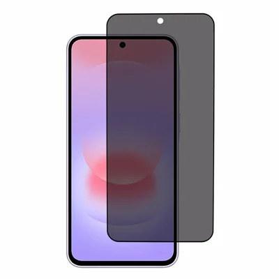 AMORUS For Samsung Galaxy A27 5G Anti Spy Tempered Glass Film 2.5D Silk Printing Full Glue Full Screen Protector - Black