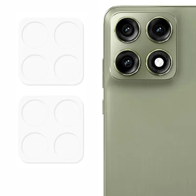 2 stk. til Motorola Edge 70 Pro 5G Fuld Dækning Kameraobjektivbeskytter 3D Buekant Anti-skrab Hærdet Glas Objektivfilm - Gennemsigtig