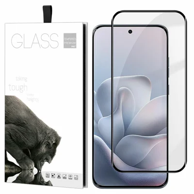 Ochrona ekranu pełnopowierzchniowa dla Motorola Edge 70 Fusion 5G / Edge 70 Fusion+ 5G, folia z klejem, zakrzywione krawędzie, odporne na odciski, szkło hartowane