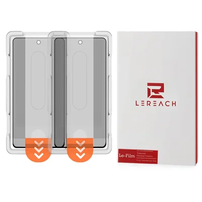 LEREACH 2 stk til Oppo Find X8 Ultra 5G Privatlivsbeskyttelse afhærdet glas skærmprotector 28° Anti-spionage Fuld dækning Film - Sort