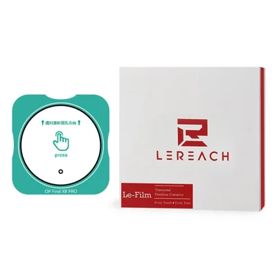 LEREACH para Oppo Find X8 Pro 5G Protector de Lente de Cámara Película de Lente de Vidrio de Alta Alúmina-Silicio con Marco de Instalación Autoalineable - Transparente con Círculo Negro