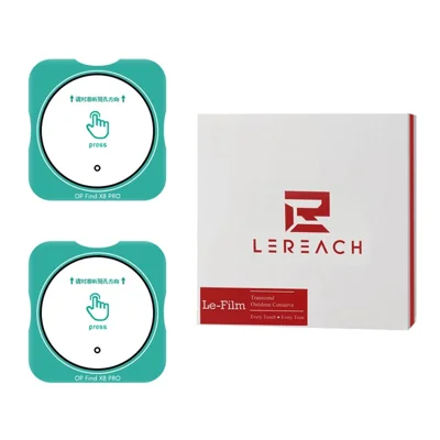 LEREACH 2 unidades para Oppo Find X8 Pro 5G Protector de Lente de Cámara Cubierta Completa Película de Vidrio de Alta Calidad con Marco de Instalación Autoalineable - Transparente con Círculo Negro