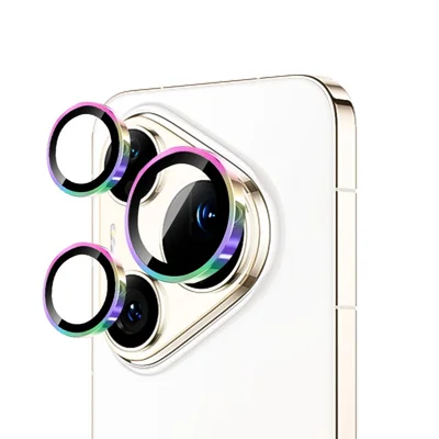 RURIHAI For Huawei Pura 90 Pro Max Camera Lens Protector Tempered Glass Metal Ring Lens Film - Multi-color