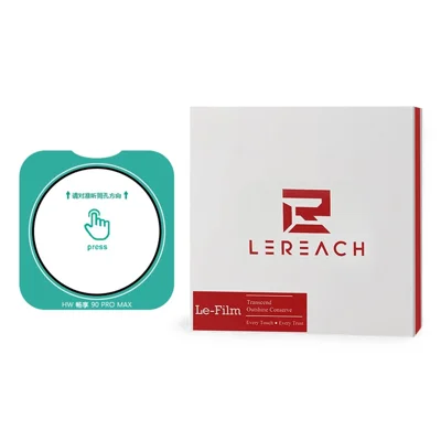 LEREACH na Huawei Enjoy 90 Pro Max / nova 15 Max Ochraniacz Obiektywu Aparatu Pełnego Zakrycia Folii z Wysokiego Szkła Alumokrzemowego z Ramką do Automatycznego Wyrównania - Przezroczysty z Czarnym Kołem